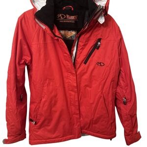 Marker Ltd. Ski Jacket Women's Waterproof Insulated Red Size 8 Excellent